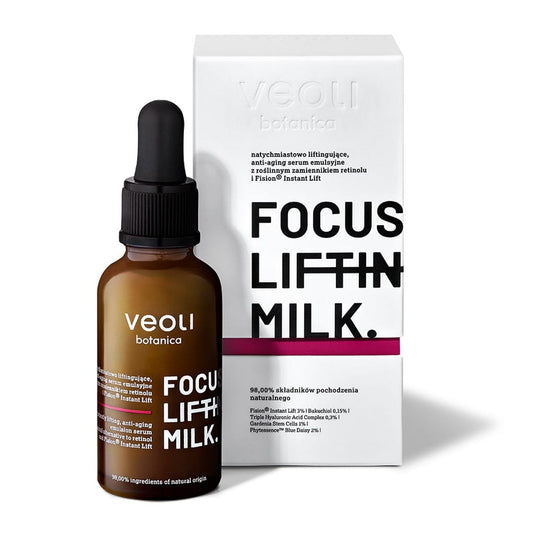 Veoli Botanica Focus Lifting Milk - Liftingujące serum z zamiennikiem retinolu 30 ml