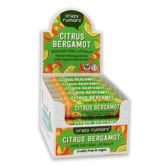Naturalny balsam do ust Crazy Rumors - Citrus Bergamot - 10+2 GRATIS