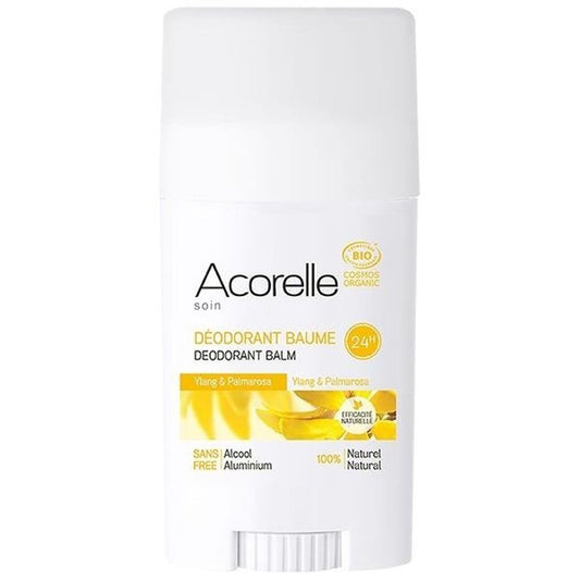 Organiczny dezodorant w sztyfcie Acorelle – ylang i palmarosa
