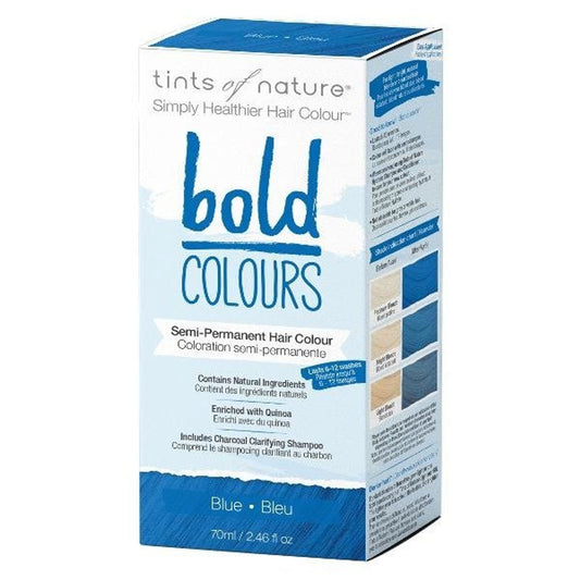Półtrwała farba do włosów Tints of Nature BOLD Colors - Niebieska