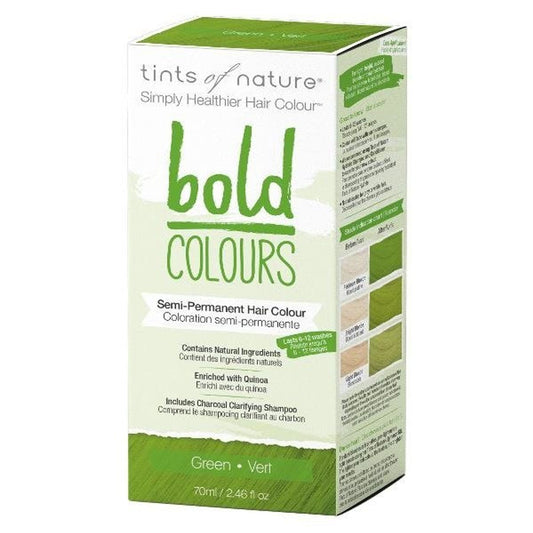 Półtrwała farba do włosów Tints of Nature BOLD Colors - Zielona